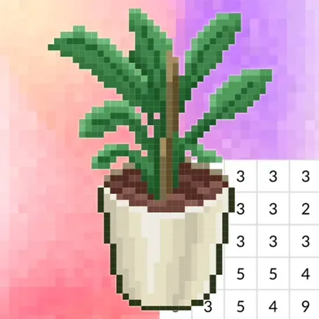 Color by Numbers Pixel Rooms
