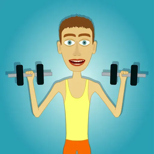 Muscle Clicker Gym game wp